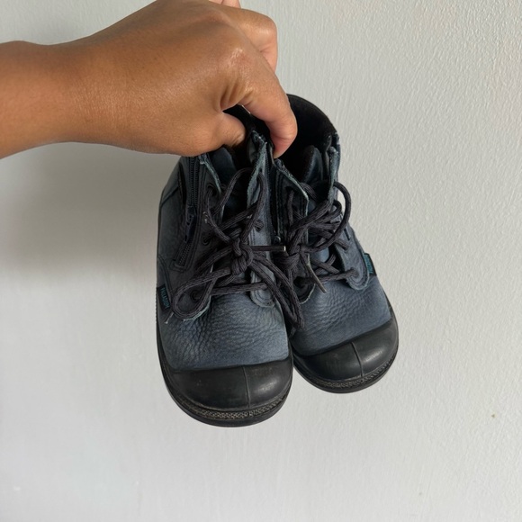 Palladium Kids' Dark Blue Lace-Up Boots - Picture 5 of 7